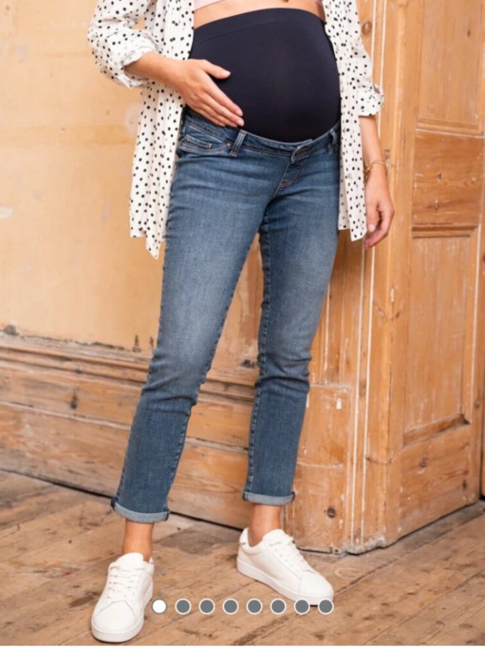 Seraphine Russell Slim Boyfriend Fit Maternity Jeans - 10 Tall